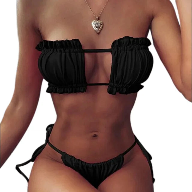 Push Up Padded Band Bikini