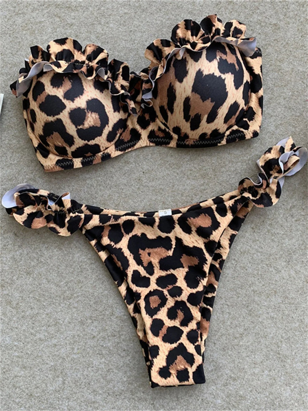 Bandeau 'Sylvie' Print Bikini