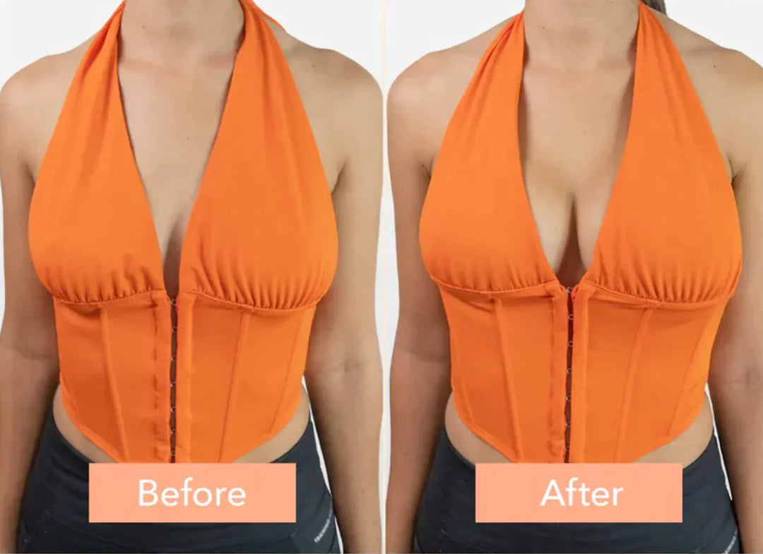 Volume-boosting bra inserts