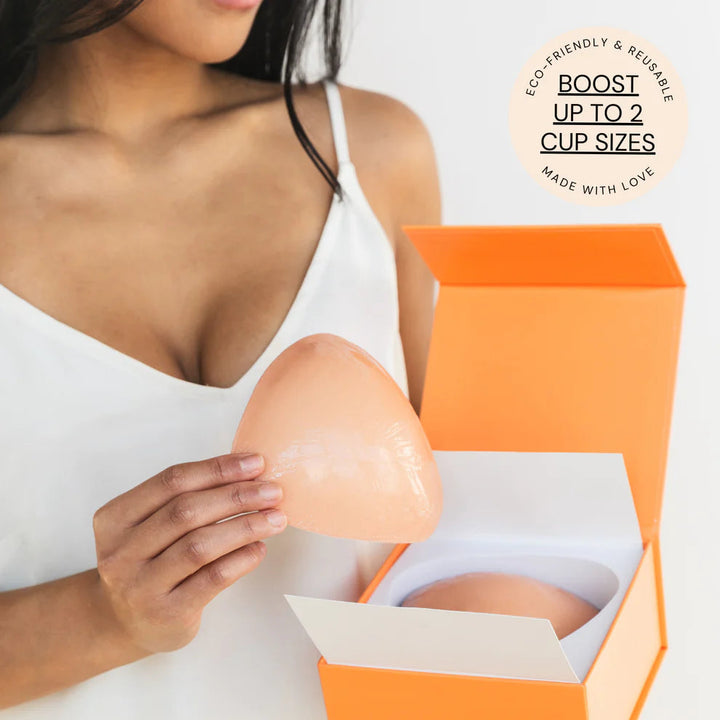 Volume-boosting bra inserts