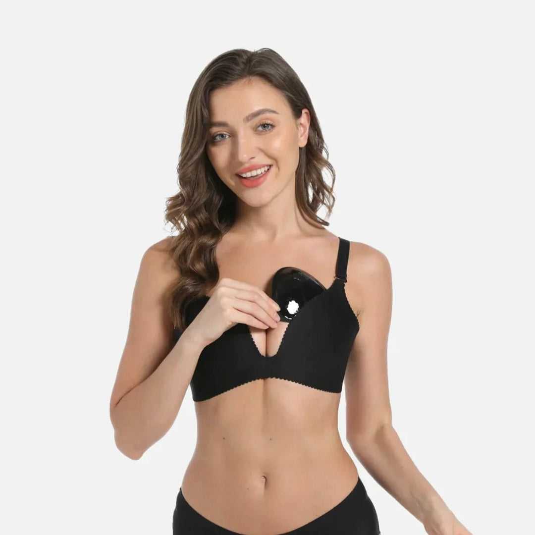 Volume-boosting bra inserts