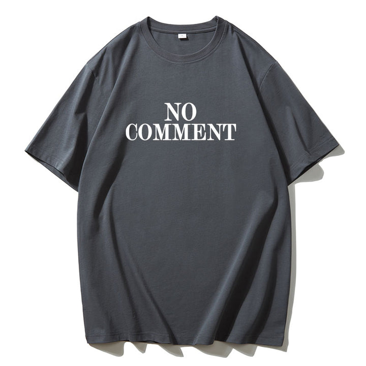 'No Comment' Oversized Tee