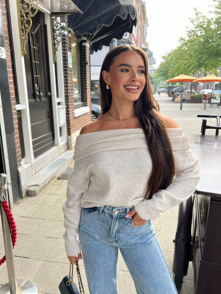 Katy Knitwear Off-Shoulder